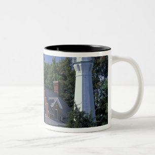 Caneca De Café Em Dois Tons EUA, Michigan, Lago Huron. Port Sanilac