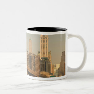 Caneca De Café Em Dois Tons EUA, Nova York, Nova Iorque, Manhattan:9