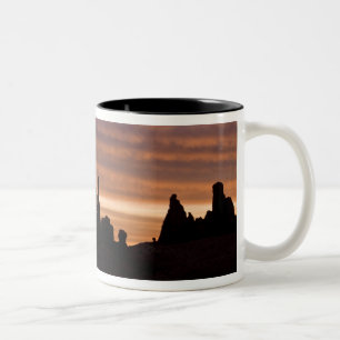Caneca De Café Em Dois Tons EUA, Utah, Parque Nacional Monument Valley.2