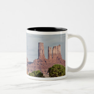 Caneca De Café Em Dois Tons EUA, Utah, Parque Tribal Navajo Monument Valley.