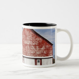 Caneca De Café Em Dois Tons EUA, Virgínia Ocidental, Arbovale. Monongahela