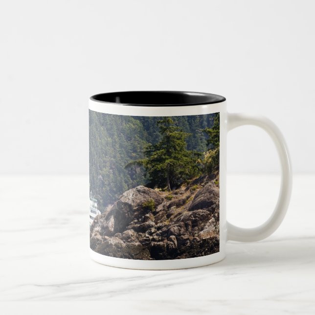 Caneca De Café Em Dois Tons EUA, WA. Washington State Ferries (Direita)