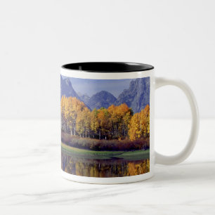 Caneca De Café Em Dois Tons EUA, Wyoming, Parque Nacional Grand Teton. Mt.