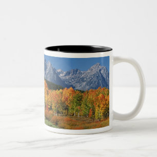 Caneca De Café Em Dois Tons EUA, Wyoming, Parque Nacional Grand Tetons em