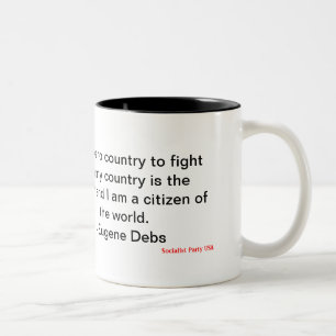 Caneca De Café Em Dois Tons Eugene Debs
