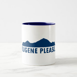 Caneca De Café Em Dois Tons Eugene Oregon, por favor