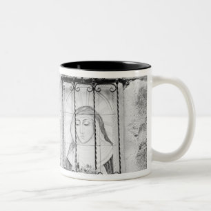 Caneca De Café Em Dois Tons Europa, Espanha, Mallorca. A Parede Sagrada,