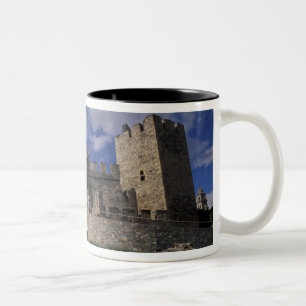 Caneca De Café Em Dois Tons Europa, Espanha, Ponferrada, Leon. Templário