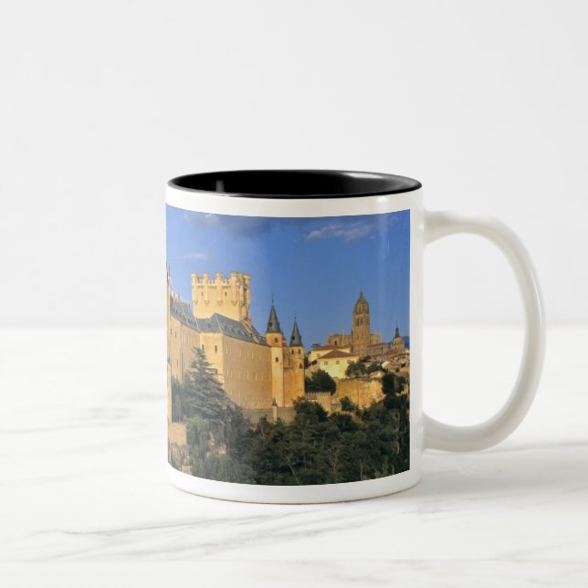 Caneca De Café Em Dois Tons Europa, Espanha, Segóvia. O Alcazar, um Mundo (Direita)
