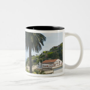 Caneca De Café Em Dois Tons Europa, Itália, Campânia, (Costa Amalfitana),