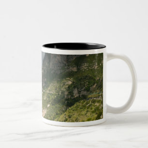Caneca De Café Em Dois Tons Europa, Itália, Campania (Costa Amalfitana) Posita