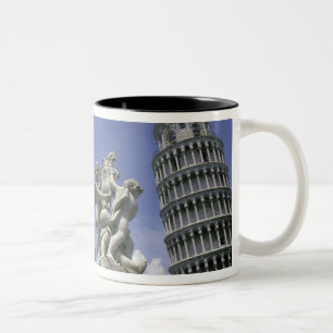Caneca De Café Em Dois Tons Europa, Itália, Pisa, Torre Inclinada de Pisa