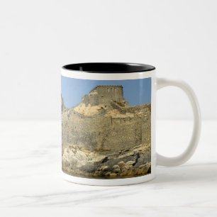 Caneca De Café Em Dois Tons Europa, Itália, Portovenere também conhecido por P