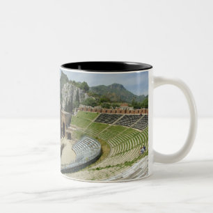 Caneca De Café Em Dois Tons Europa, Itália, Sicília, Taormina. Século 3