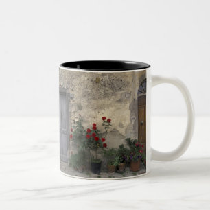 Caneca De Café Em Dois Tons Europa, Itália, Toscana, Chianti, porta toscana;