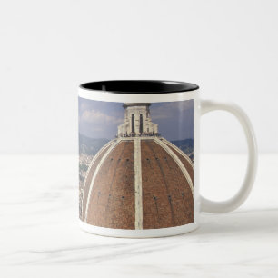 Caneca De Café Em Dois Tons Europa, Itália, Toscana, Florença. Piazza del