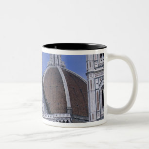 Caneca De Café Em Dois Tons Europa, Itália, Toscana, Florença. Piazza del 2