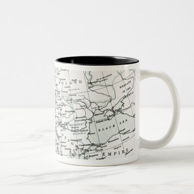 Caneca De Café Em Dois Tons Europa, no início da reforma (Direita)