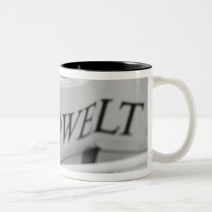 Caneca De Café Em Dois Tons Europa, Suíça, Lucerna. Die Welt O Mundo