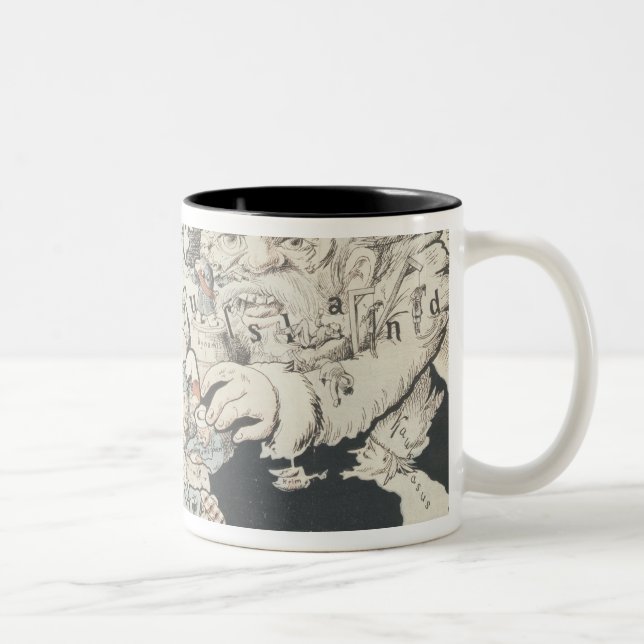 Caneca De Café Em Dois Tons Europe', de hoje 1887 (Direita)