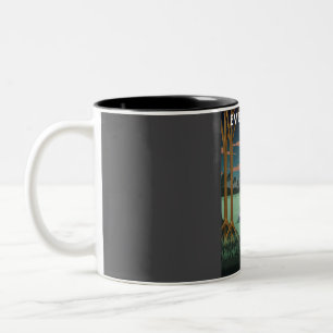 Caneca De Café Em Dois Tons Everglades National Park Florida à noite
