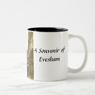 Caneca De Café Em Dois Tons Evesham Souvenir Mug