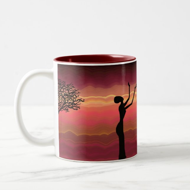 Caneca De Café Em Dois Tons Evocation (Esquerda)