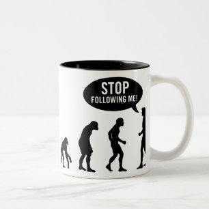 Caneca De Café Em Dois Tons evolução