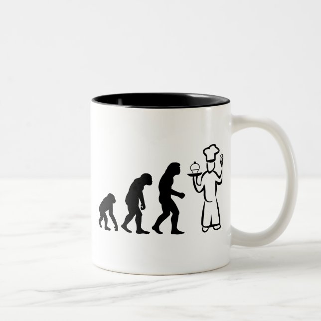 Caneca De Café Em Dois Tons Evolução do Baker (Direita)