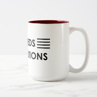 Caneca De Café Em Dois Tons “Exceeds esperas "
