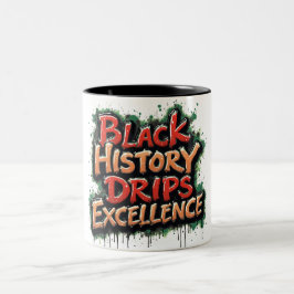 Caneca De Café Em Dois Tons Excelência Goteja