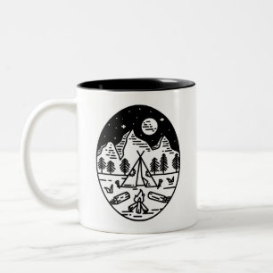 Caneca De Café Em Dois Tons Excelente ao ar livre