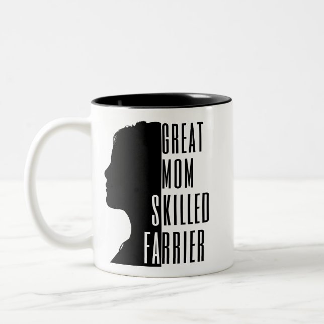 Caneca De Café Em Dois Tons Excelente Mãe Matou Um Presente Único (Esquerda)