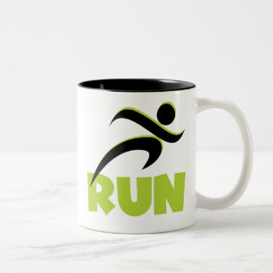 Caneca De Café Em Dois Tons Execução da Malhação Verde