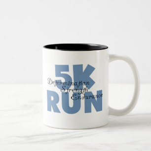 Caneca De Café Em Dois Tons Executar Azul 5.00