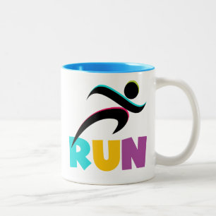 Caneca De Café Em Dois Tons EXECUTAR Várias