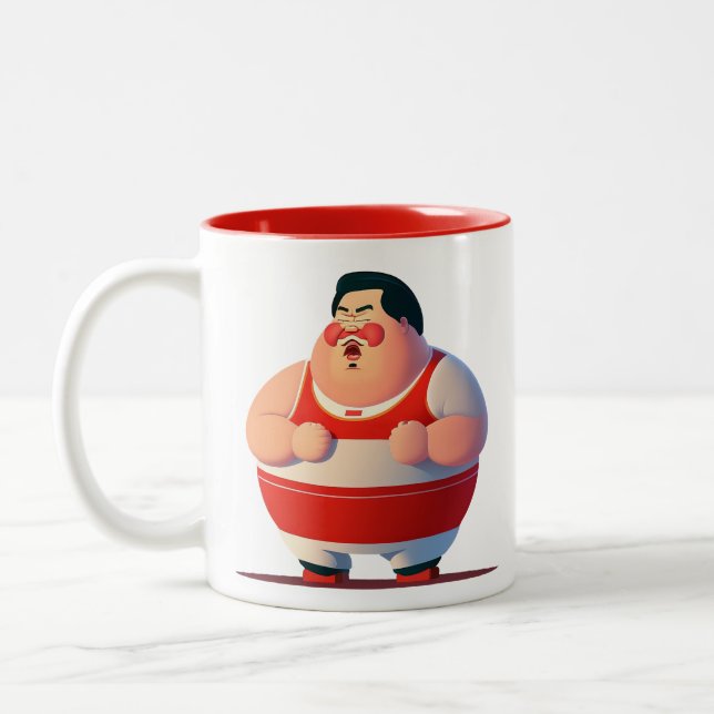 Caneca De Café Em Dois Tons Exercício (Esquerda)
