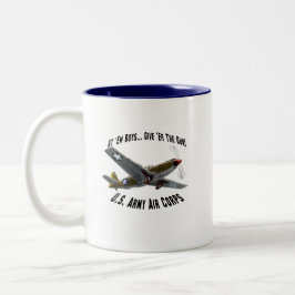 Caneca De Café Em Dois Tons Exército Aéreo dos EUA