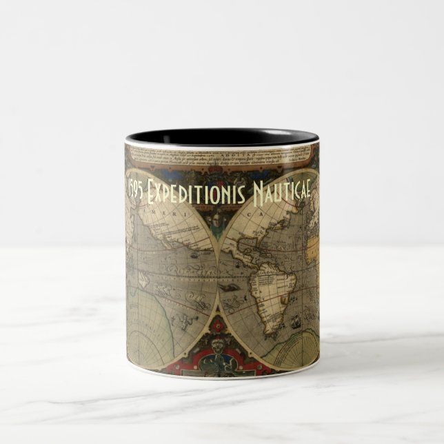 Caneca De Café Em Dois Tons Expeditionis 1595 Nauticae (Centro)
