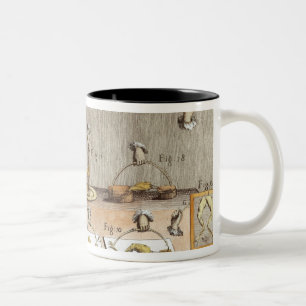 Caneca De Café Em Dois Tons Experiência em sapos