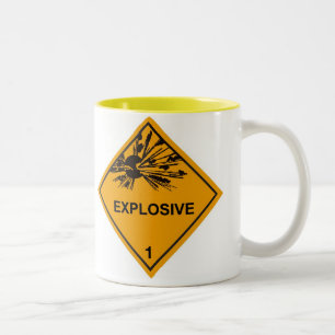 Caneca De Café Em Dois Tons Explosivo