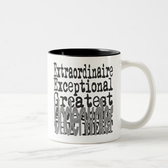 Caneca De Café Em Dois Tons Extraordinário de subscritor (Direita)