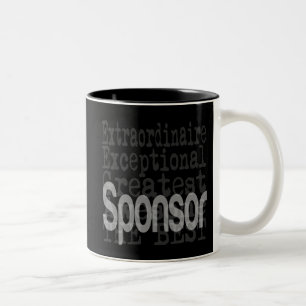 Caneca De Café Em Dois Tons Extraordinário do patrocinador