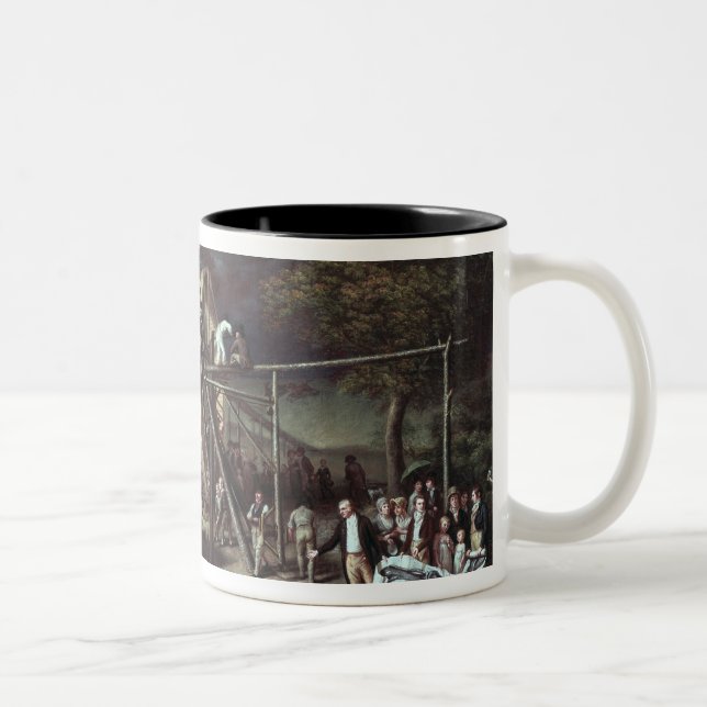 Caneca De Café Em Dois Tons Exumação do Mastodon, 1806 (Direita)