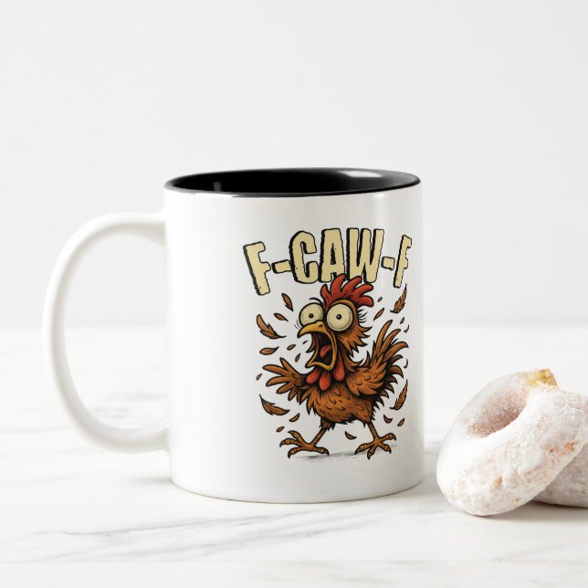 CANECA DE CAFÉ EM DOIS TONS F-CAW-F (Com Donut)