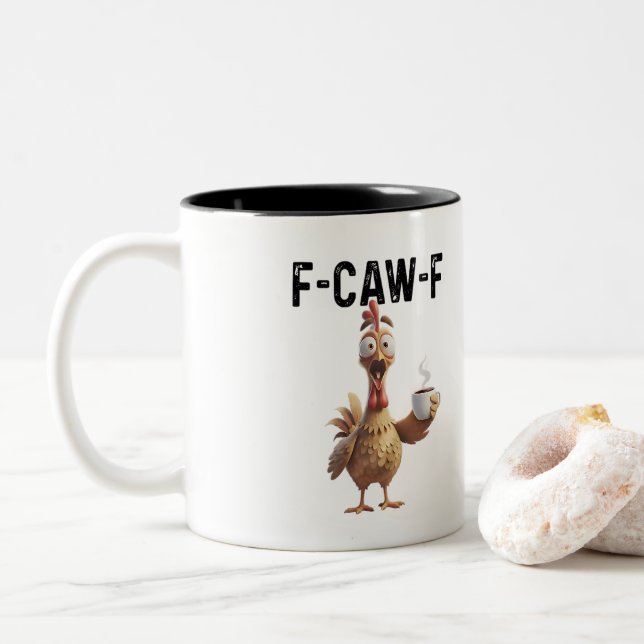CANECA DE CAFÉ EM DOIS TONS F CAW F (Com Donut)