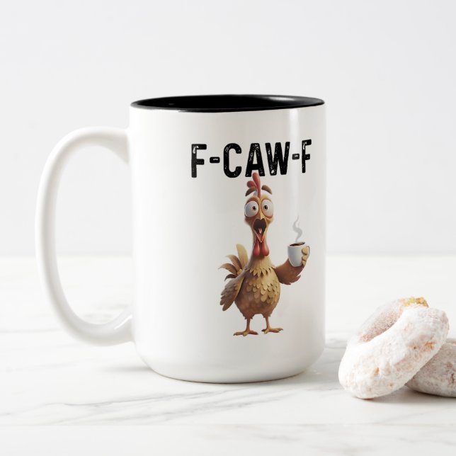 CANECA DE CAFÉ EM DOIS TONS F CAW F (Com Donut)