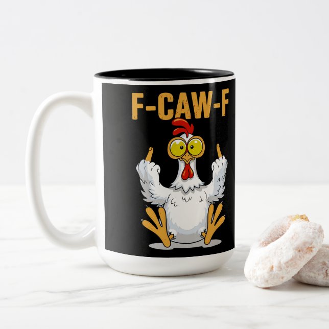 CANECA DE CAFÉ EM DOIS TONS F-CAW-F (Com Donut)