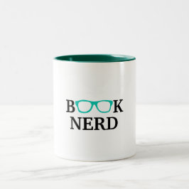 Caneca De Café Em Dois Tons Fã de Livros