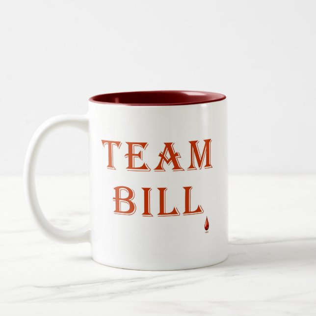 Caneca De Café Em Dois Tons Fã do ~ de Bill da equipe do colmilho (Esquerda)